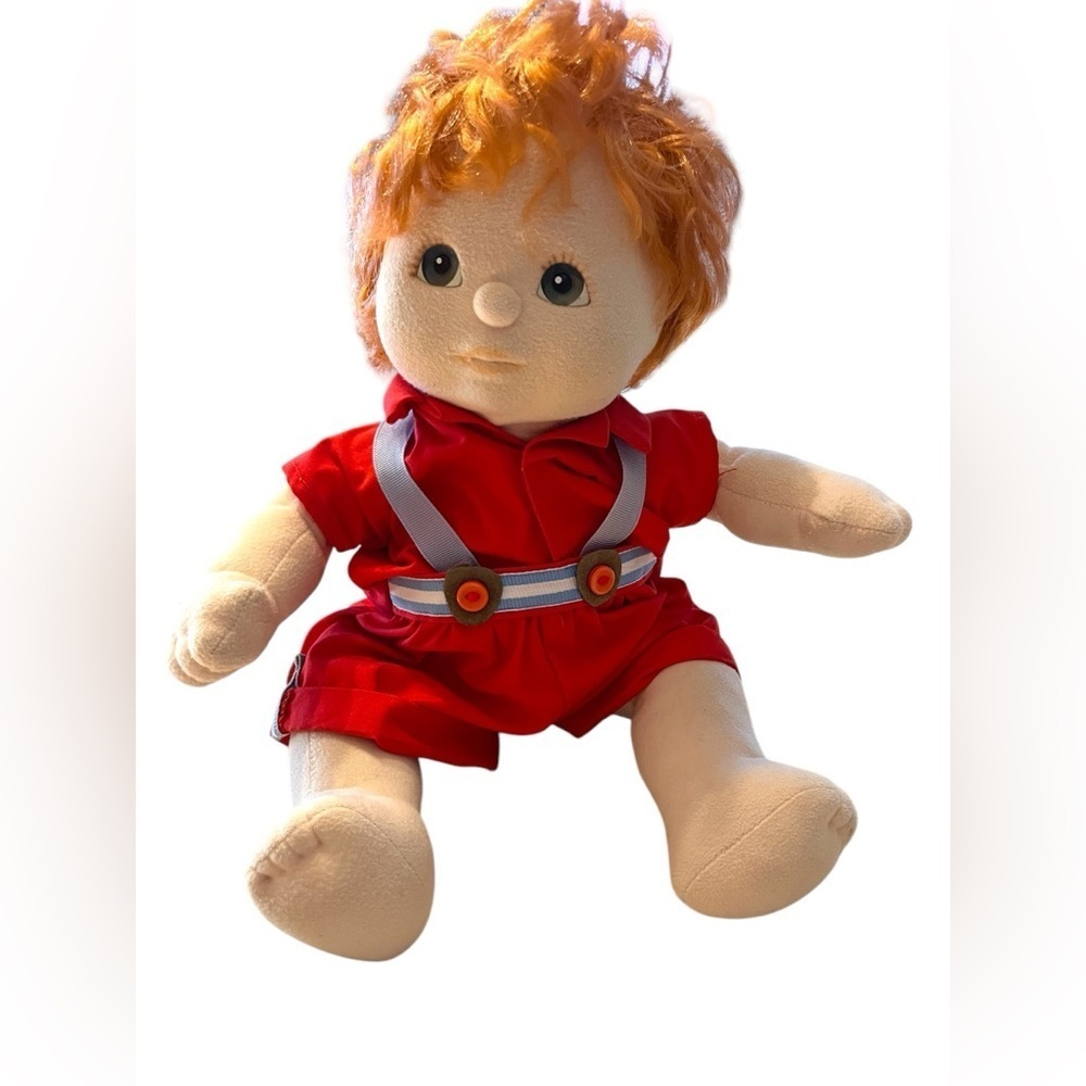 1985 Mattel My Child Boy Doll Red Hair Original Outfit Red Vintage